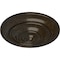 Ekena Millwork Classic Ceiling Medallion (Fits Canopies up to 4 1/8"), 13 1/4"OD x 1/2"P, Stone Hearth Crackle CM13CLSHC - alternate 3